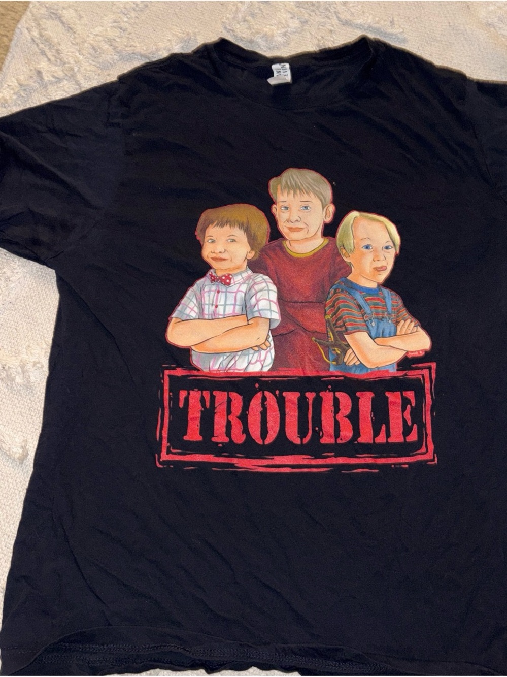 Men’s problem child, home alone, and Dennis the menace BlueTrouble' Graphic Tee